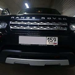Установка камеры заднего вида на Range Rover Sport