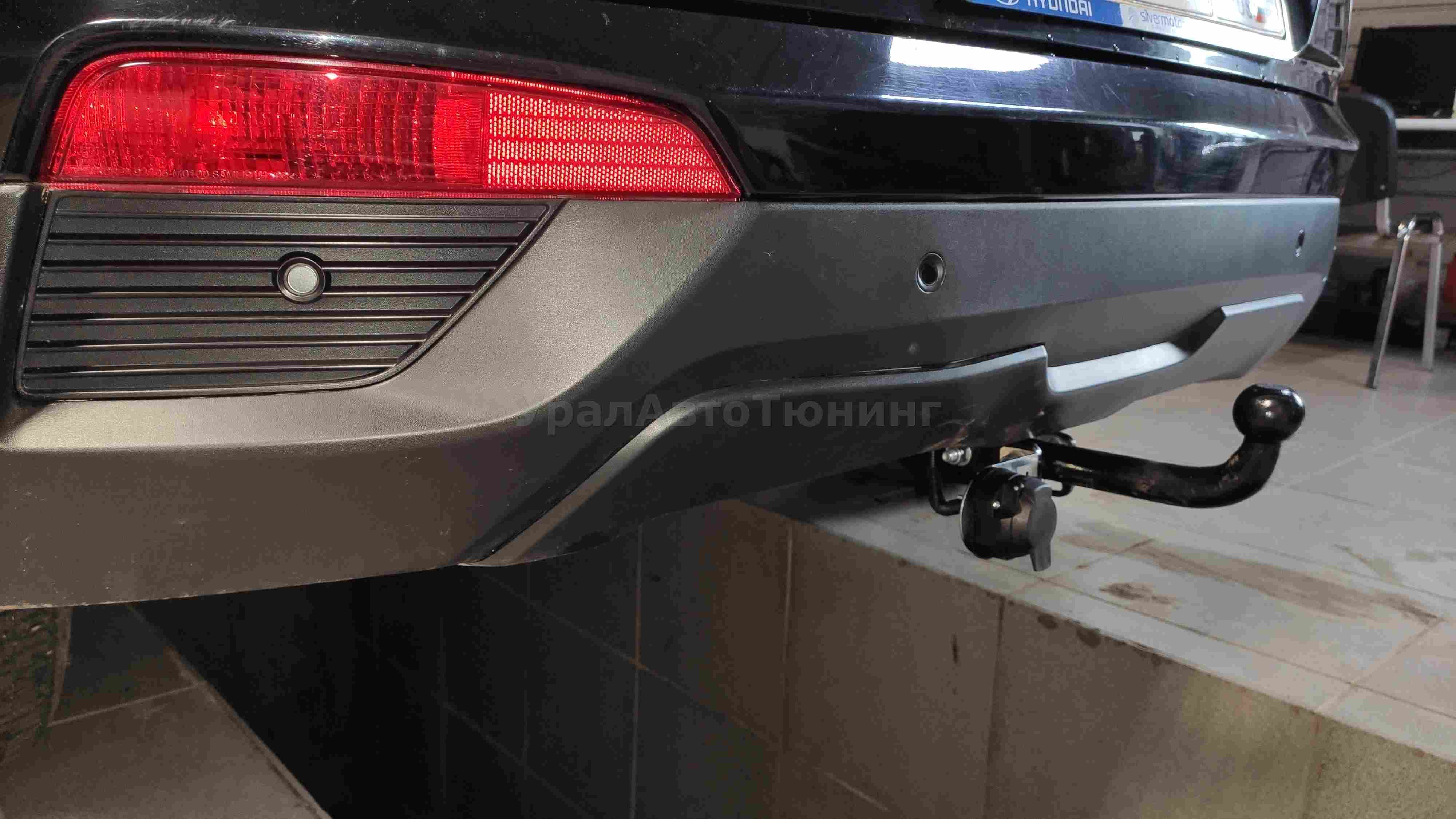 Установка фаркопа на Hyundai Creta