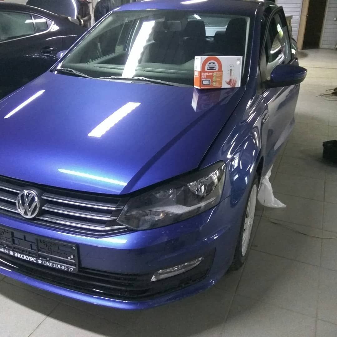 WV Polo - Установка автосигнализации StarLine A93