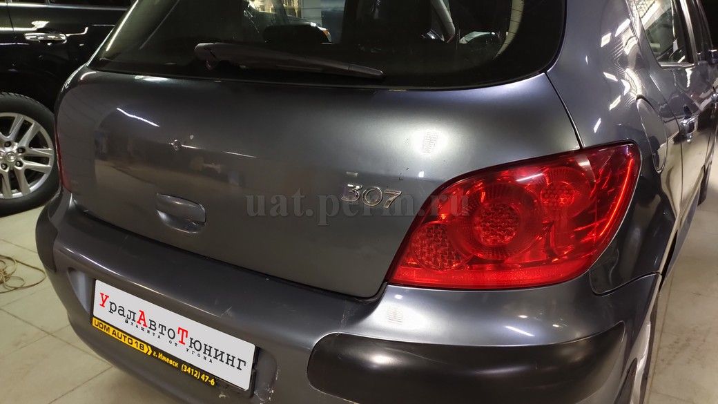 Peugeot 307 - установка автосигнализации StarLine A93