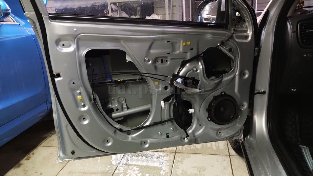 KIA RIO X - шумоизоляция дверей