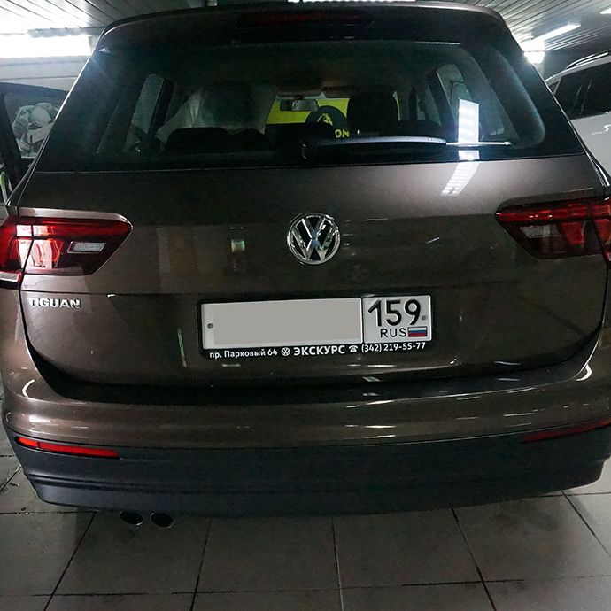 VW Tiguan - Установка автосигнализации Pandect X-1800BT