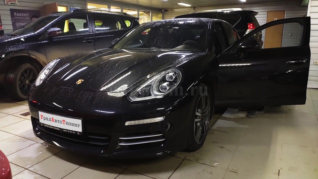 Porsche Panamera - установка автосигнализации StarLine S96