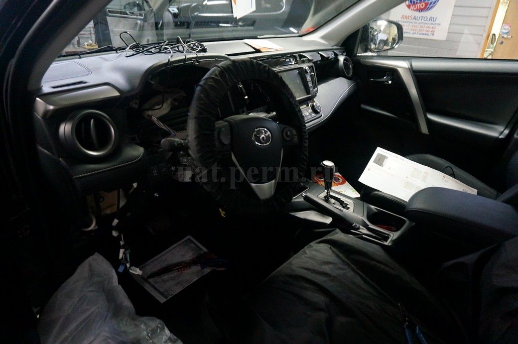 Установка автосигнализации StarLine S96 на Toyota Rav-4