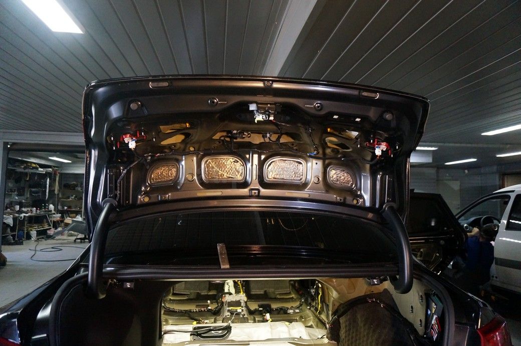 KIA Optima - шумоизоляция крышки багажника