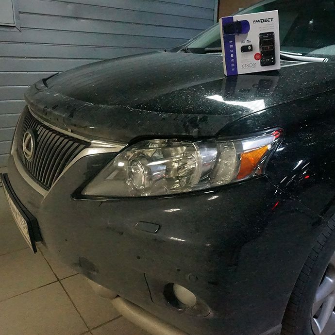 Lexus RX350 - Установка автосигнализации Pandect X-1800BT