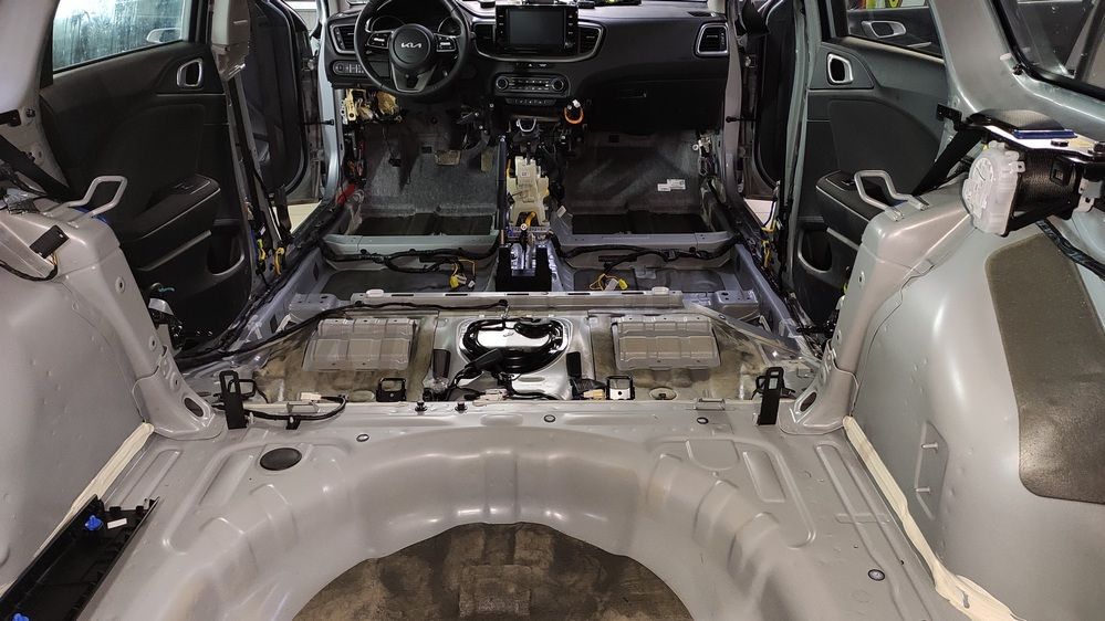 Шумоизоляция багажника KIA Ceed