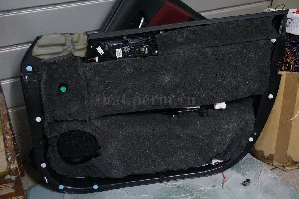 KIA Optima - шумоизоляция дверей