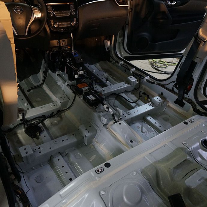 Nissan Qashqai - шумоизоляция