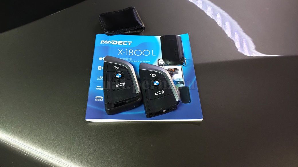 BMW X6 - установка автосигнализации Pandect X-1800L
