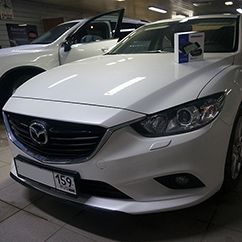 Установка автосигнализации Pandora DX-90B на Mazda 6