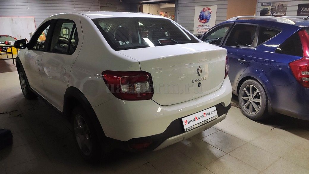 Renault Logan - установка автосигнализации StarLine E96