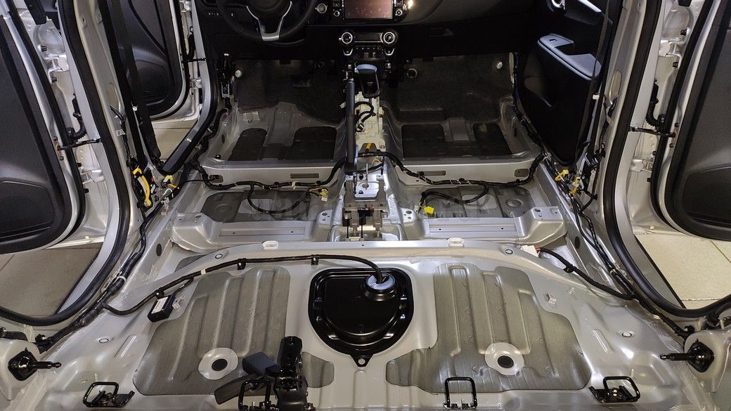 KIA RIO X - шумоизоляция пола