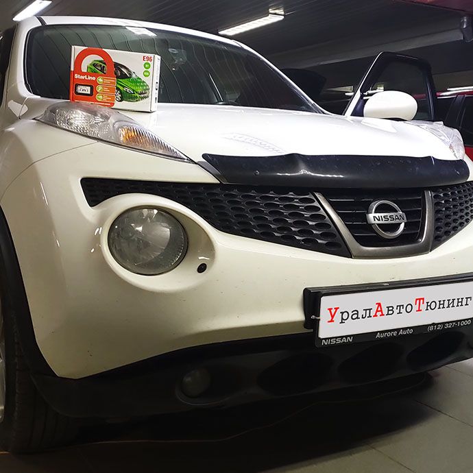 Установка автосигнализации StarLine E96 на Nissan Juke