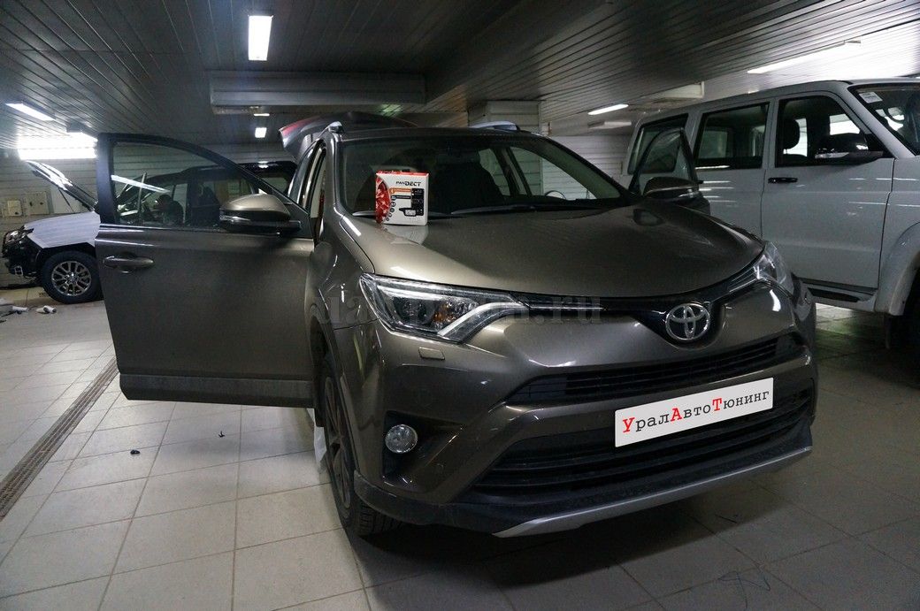 Toyota Rav-4 - установка автосигнализации Pandect X-3110