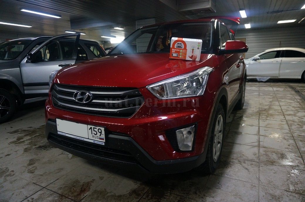 Hyundai Creta - установка автосигнализации StarLine A93