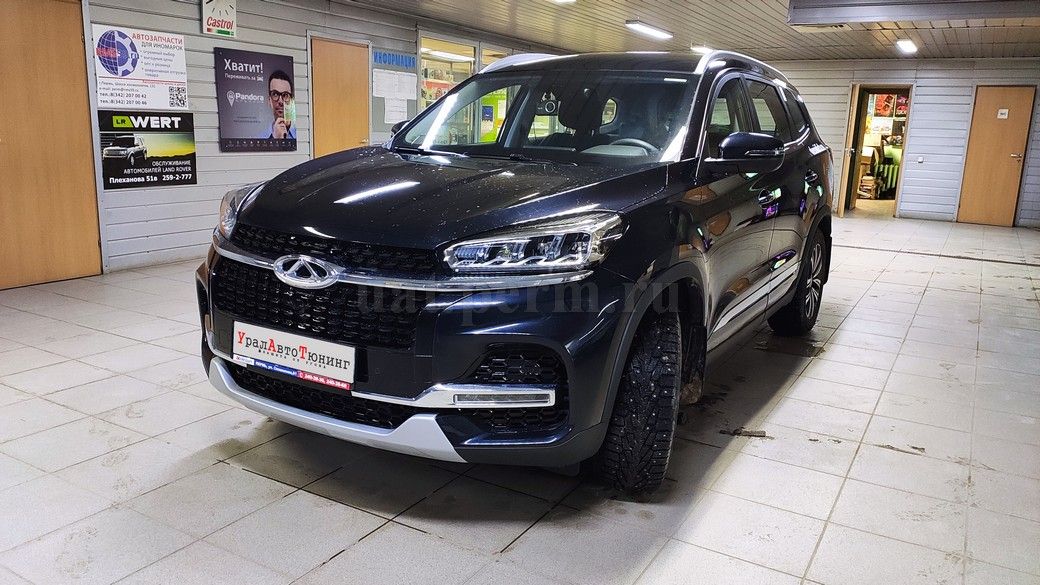 Установка StarLine A93 на Chery Tiggo8