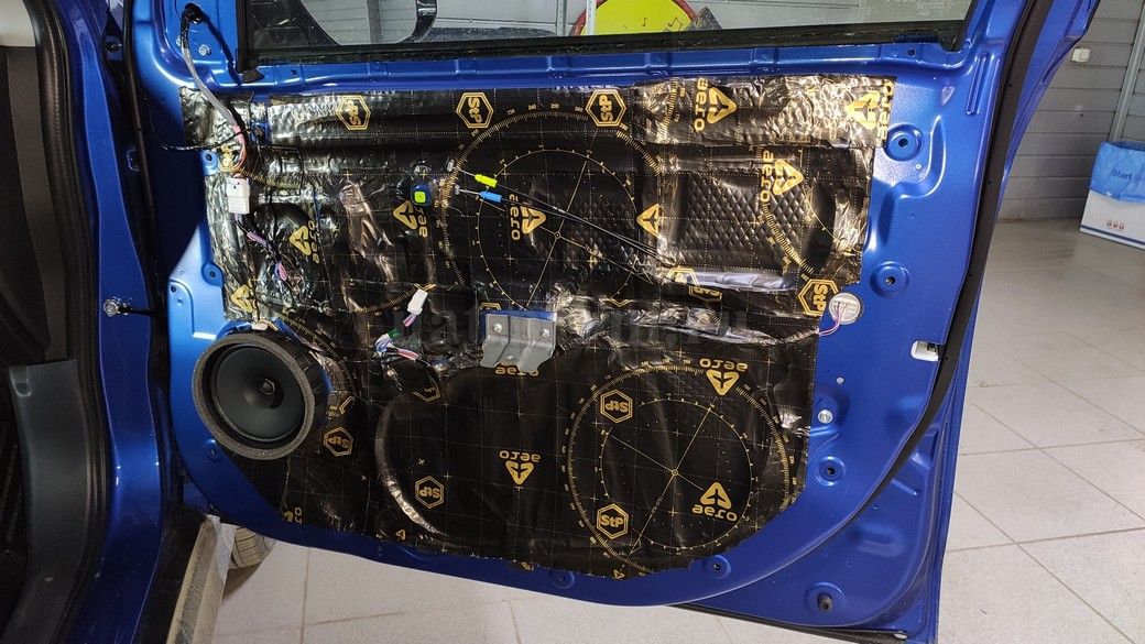 Шумоизоляция дверей Mitsubishi ASX