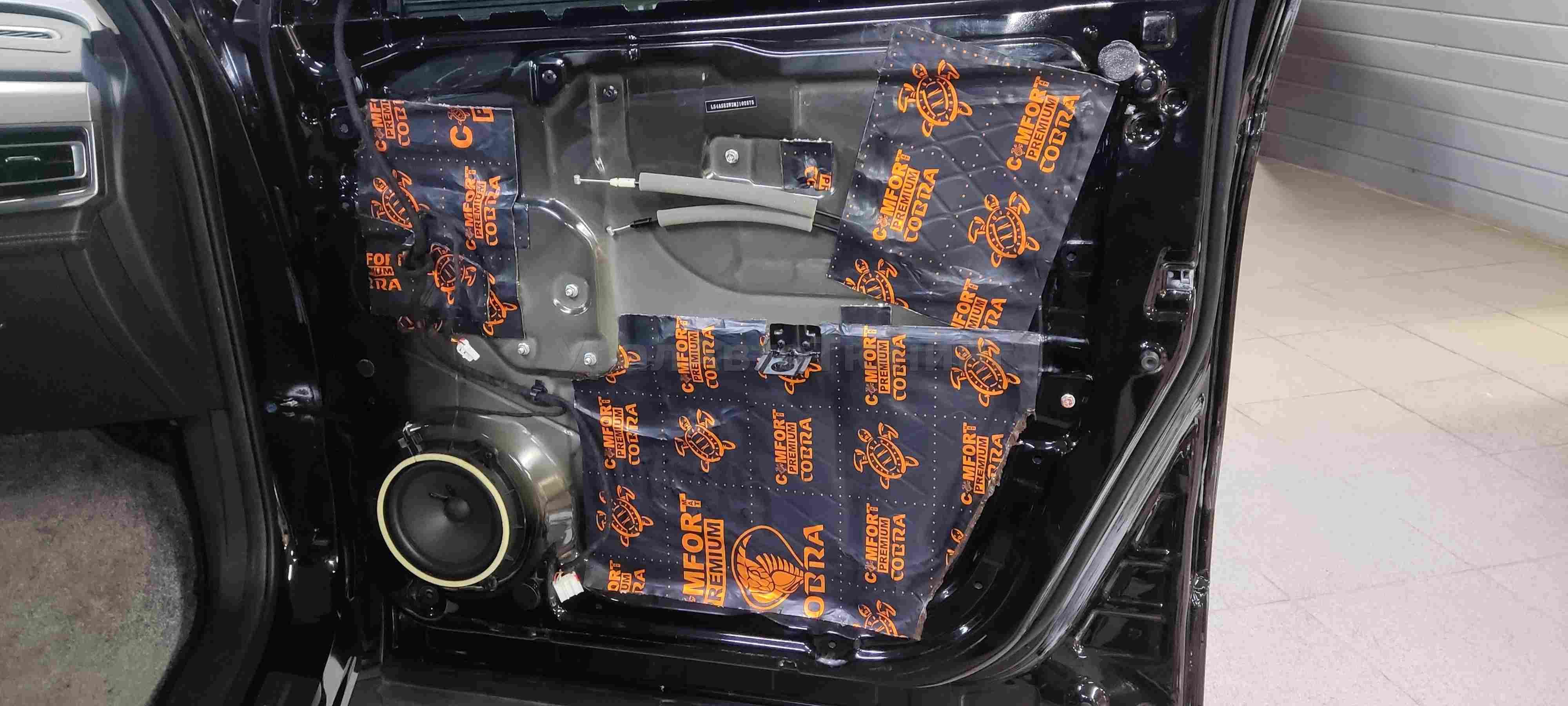Шумоизоляция дверей Changan CX75