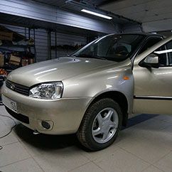 Установка парктроников на автомобиль Lada Kalina