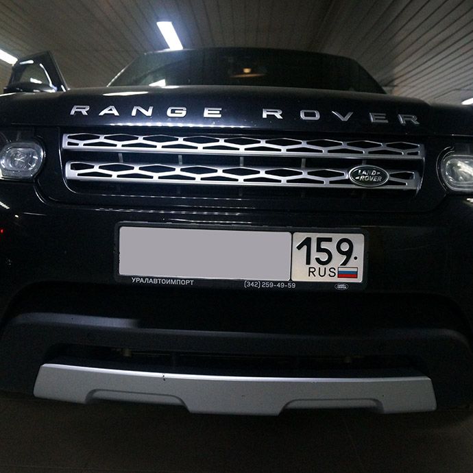 Range Rover Sport - Установка камеры заднего вида
