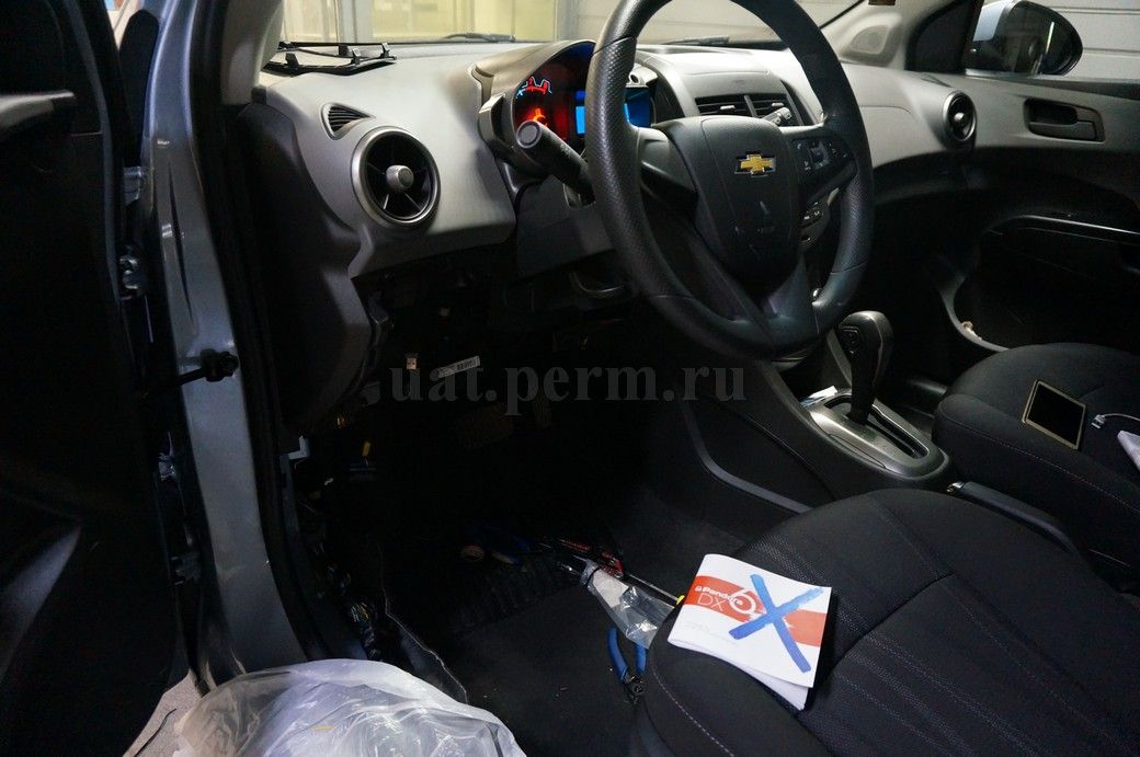 Chevrolet Aveo - Установка автосигнализации Pandora DX-6X