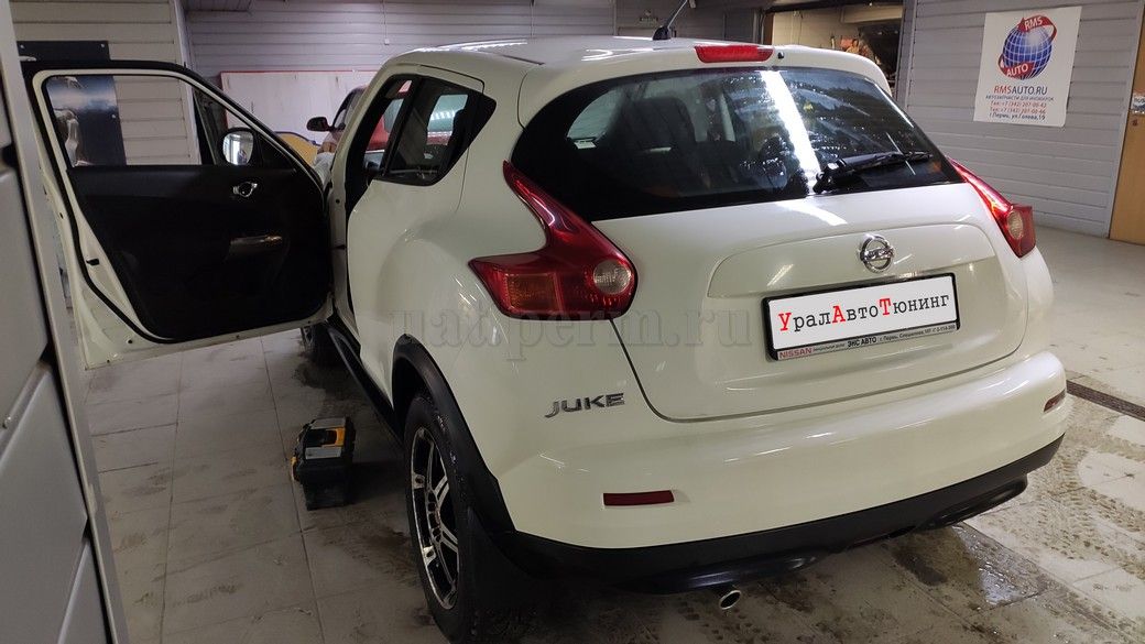 Nissan Juke - Установка автосигнализации Pandora DX-6X
