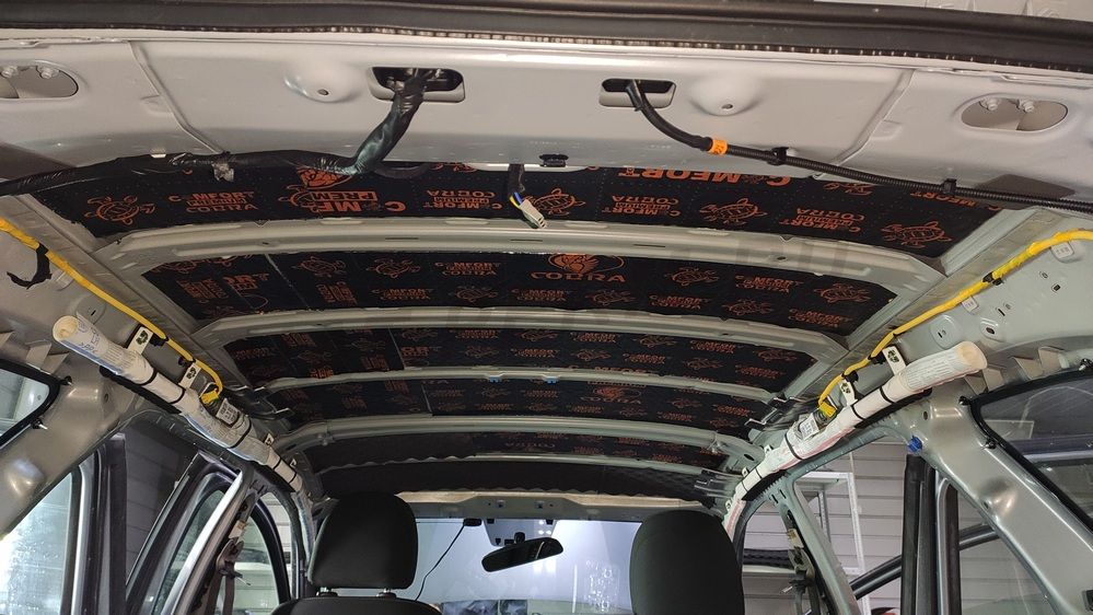 Шумоизоляция крыши KIA Ceed