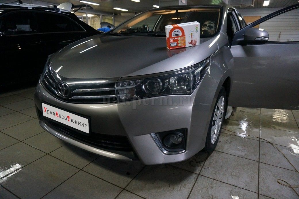 Toyota Corolla - установка автосигнализации StarLine A93