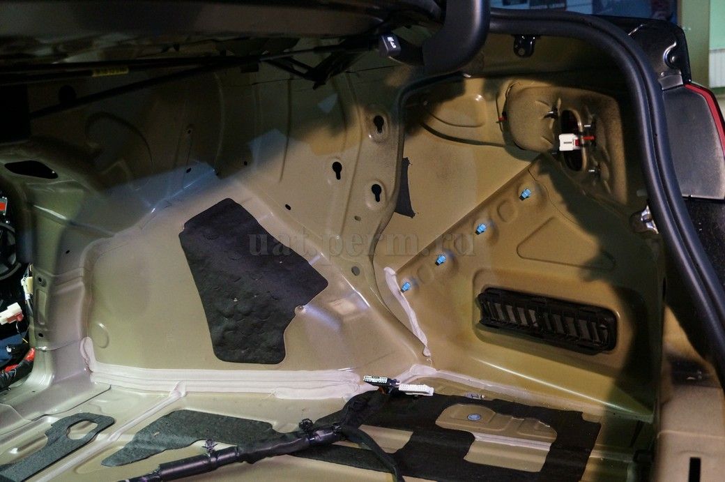 KIA Optima - шумоизоляция багажника