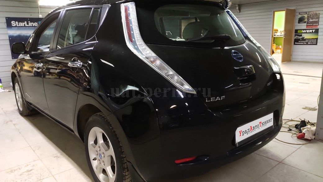Nissan Leaf - установка автосигнализации StarLine E96 v2 BT