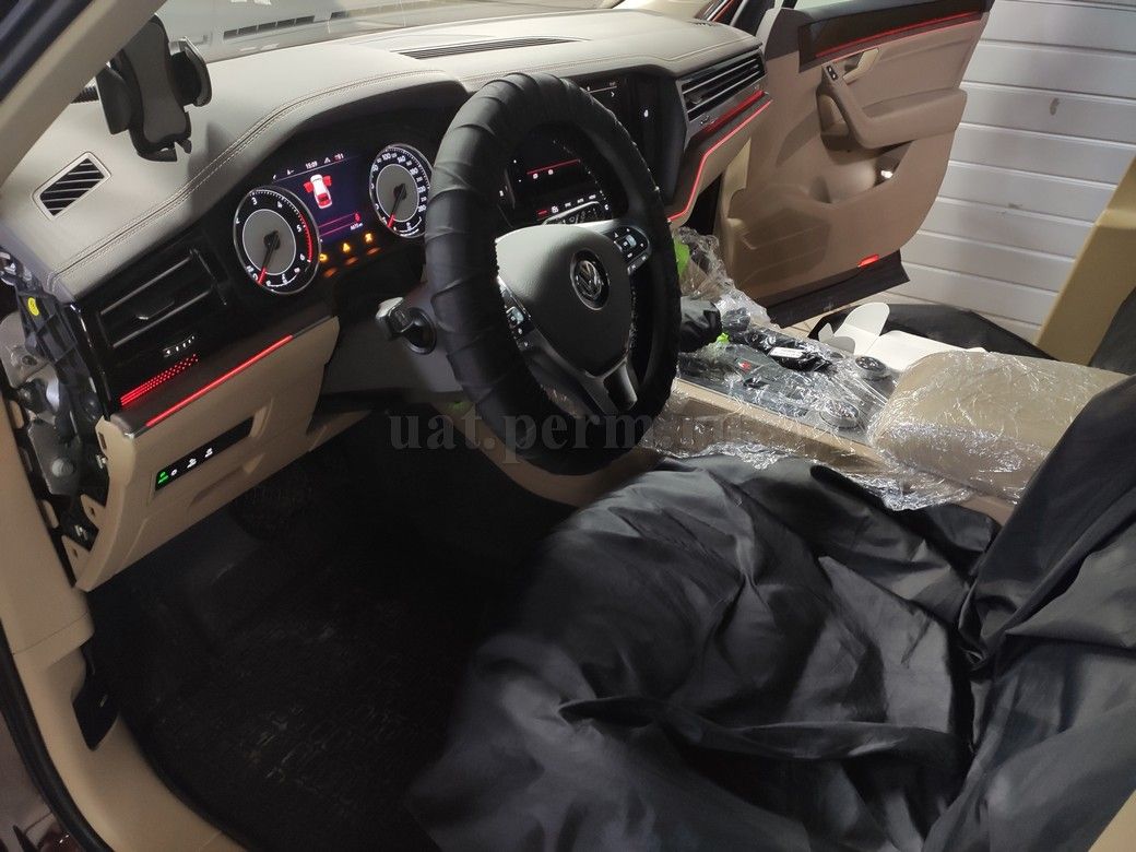 VW Touareg - установка автосигнализации Pandect X-1800BT