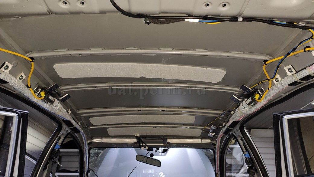 KIA RIO X - шумоизоляция крыши