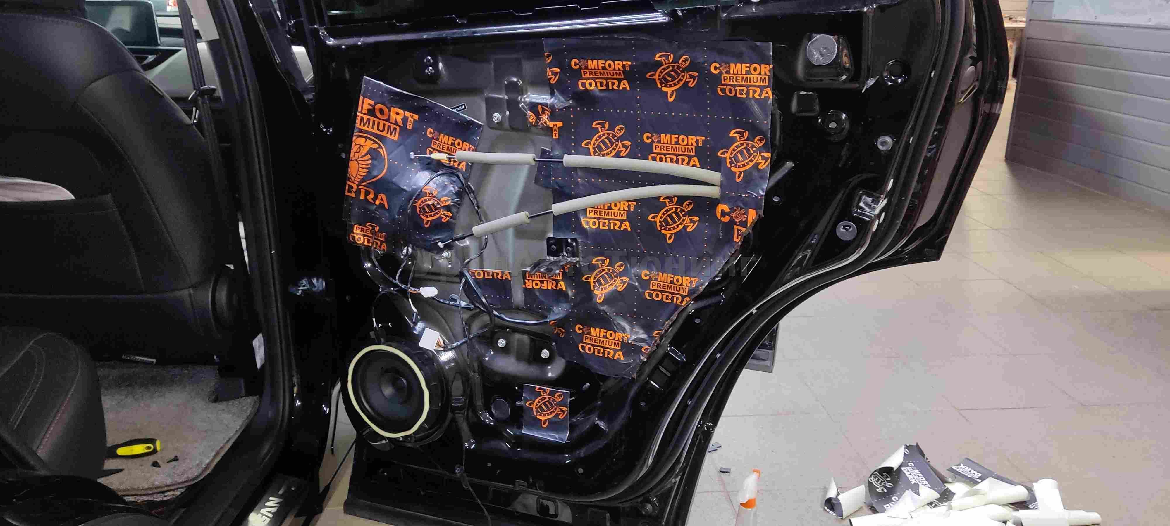 Шумоизоляция дверей Changan CX75