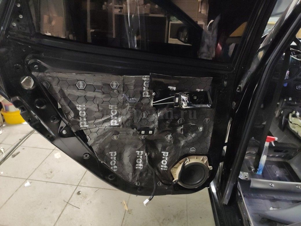 KIA RIO - шумоизоляция дверей