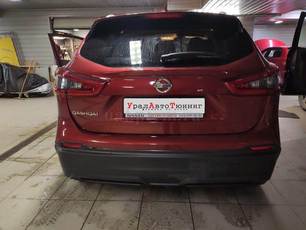 Nissan Qashqai - установка автосигнализации StarLine S96
