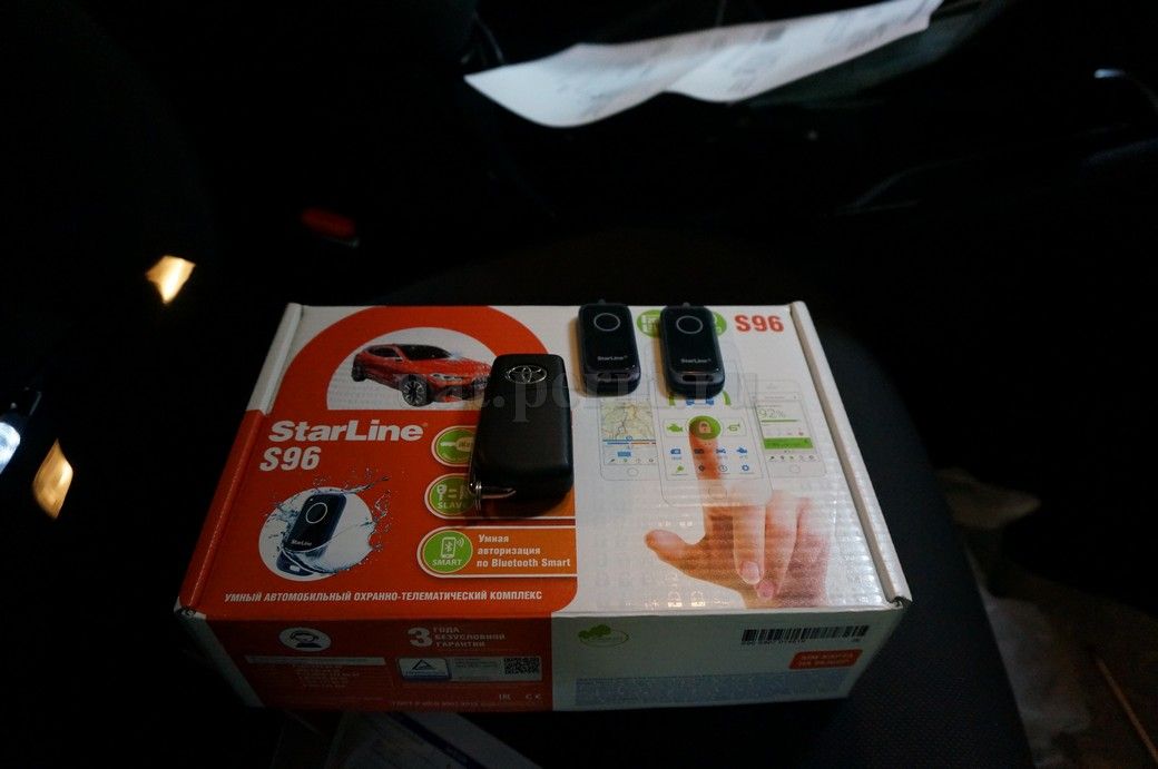 Toyota Corolla - установка автосигнализации StarLine S96