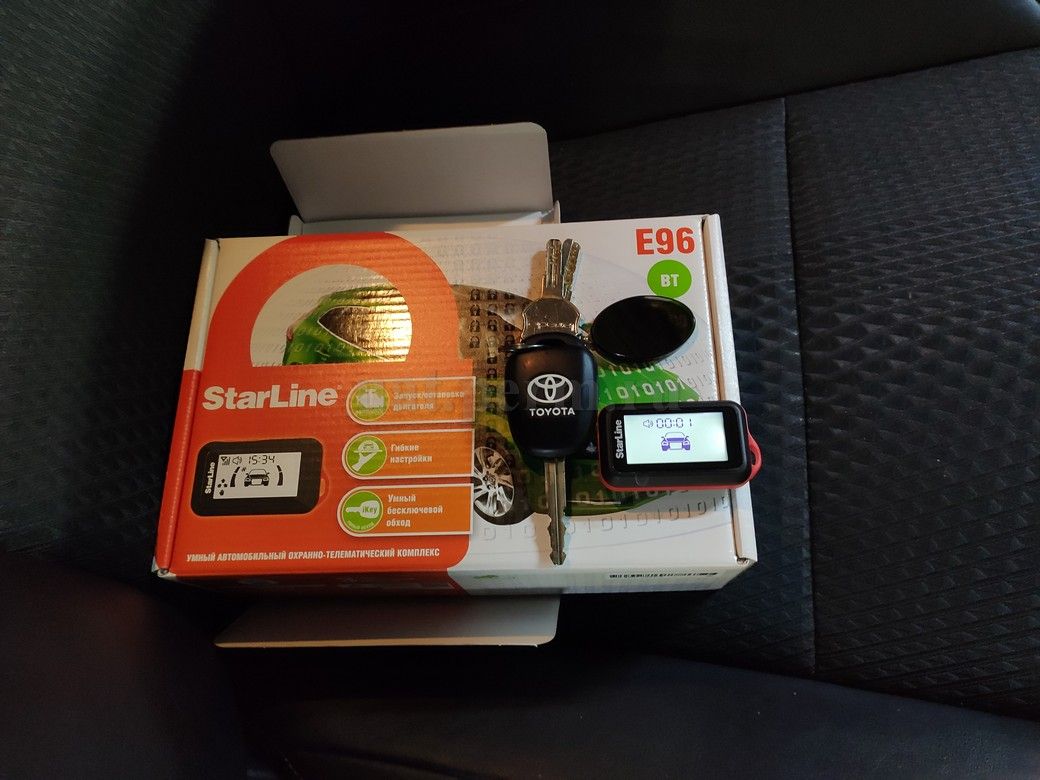 Toyota Camry - установка автосигнализации StarLine E96