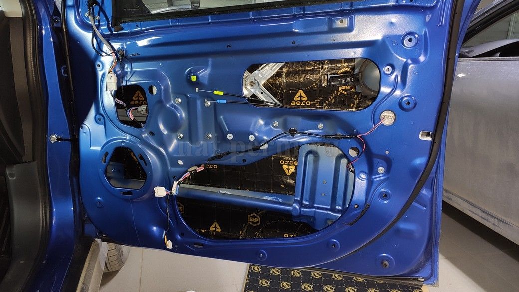 Шумоизоляция дверей Mitsubishi ASX