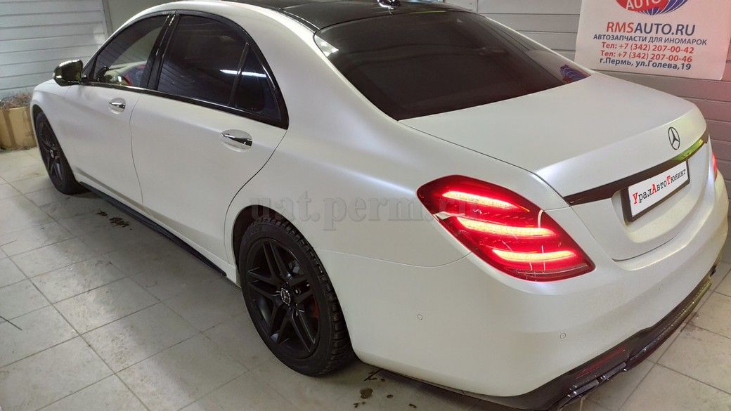 Mercedes S500 (222) - установка автосигнализации StarLine S96