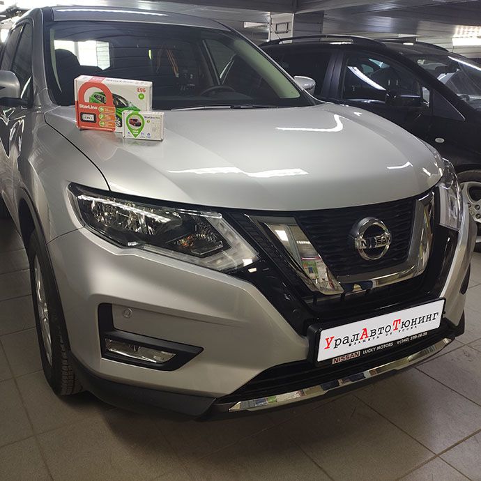 Установка автосигнализации StarLine E96 на Nissan X-Trail