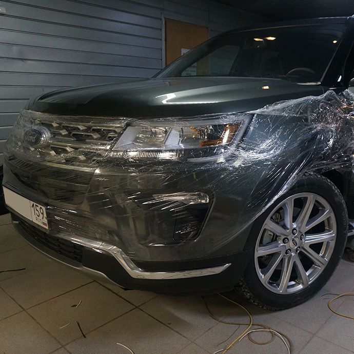 Ford Explorer - установка охранного комплекса