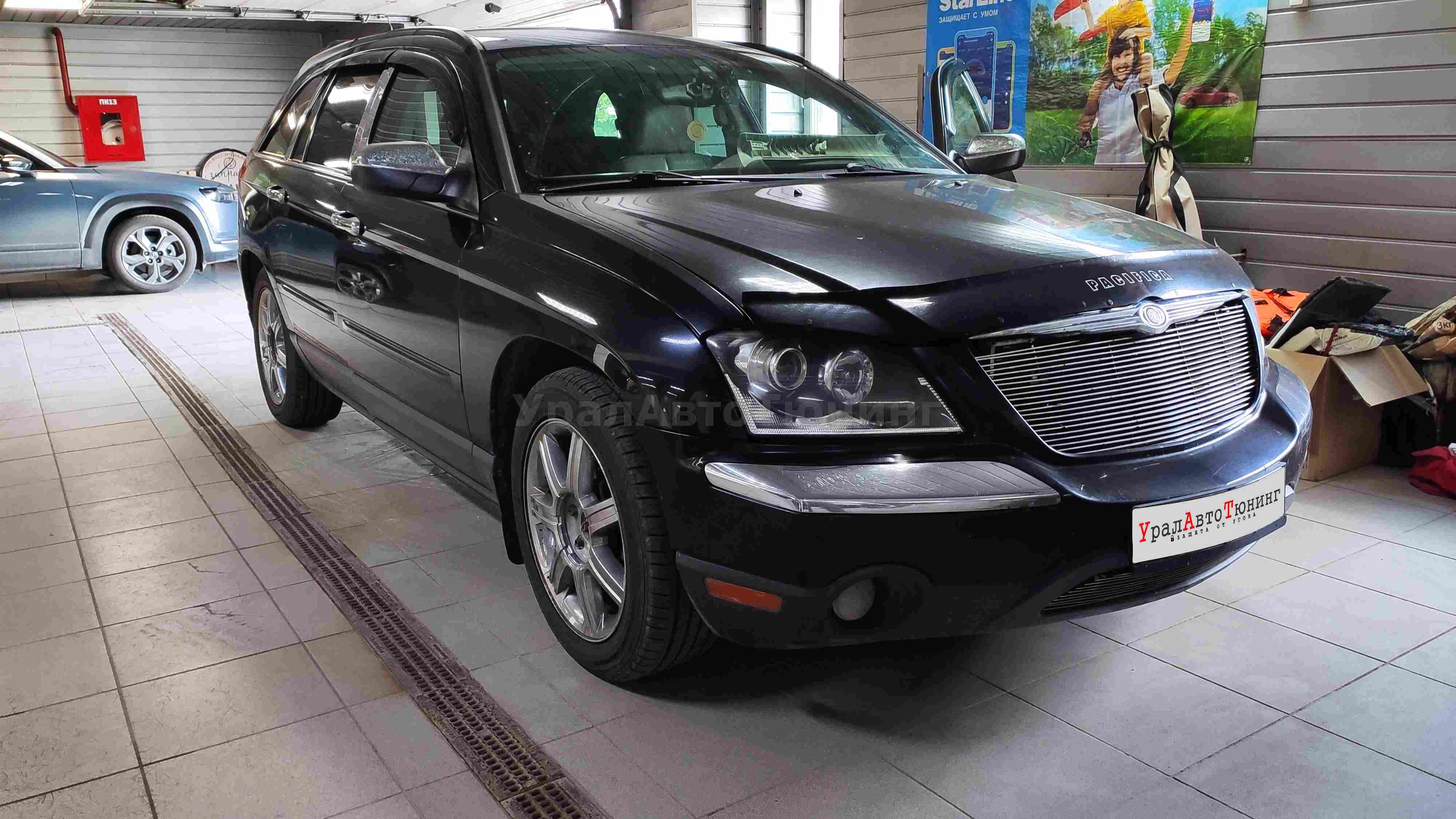 Установка автосигнализации StarLine A93 (v.2) на Chrysler Pacifica