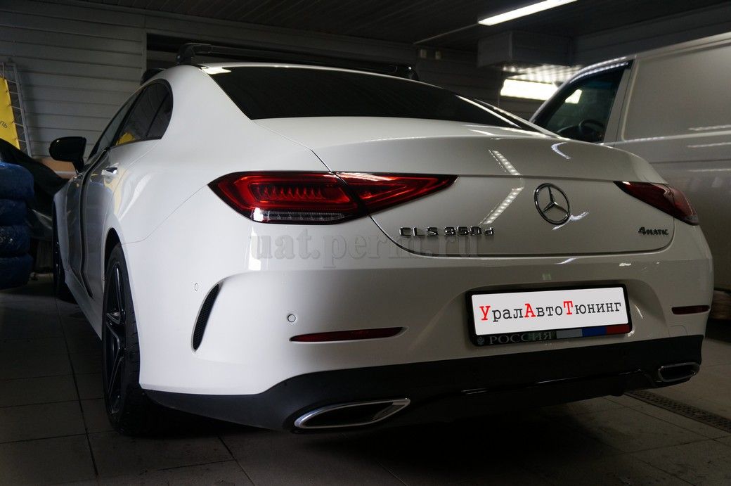 Mercedes-Benz CLS 350d - установка автосигнализации Pandect X-1800BT