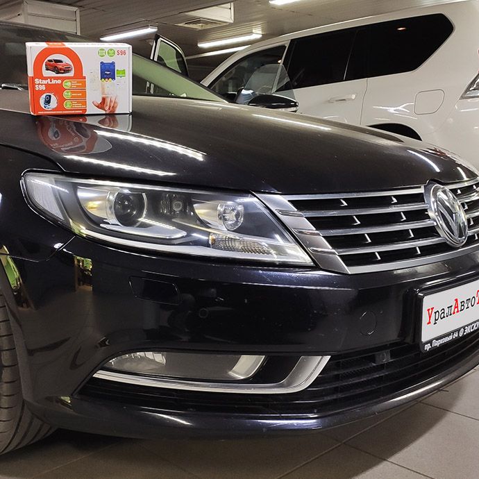 Установка автосигнализации StarLine S96 на VW Passat CC