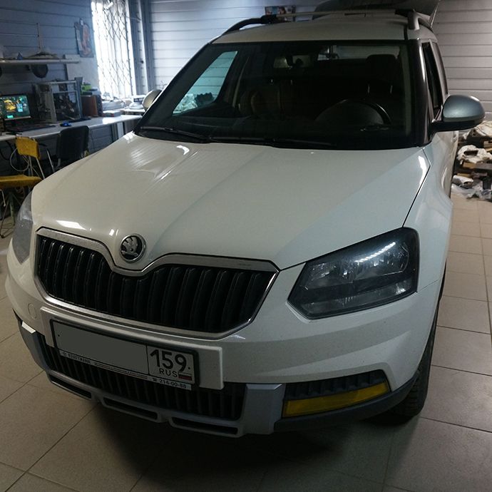 Skoda Yeti - Установка фаркопа