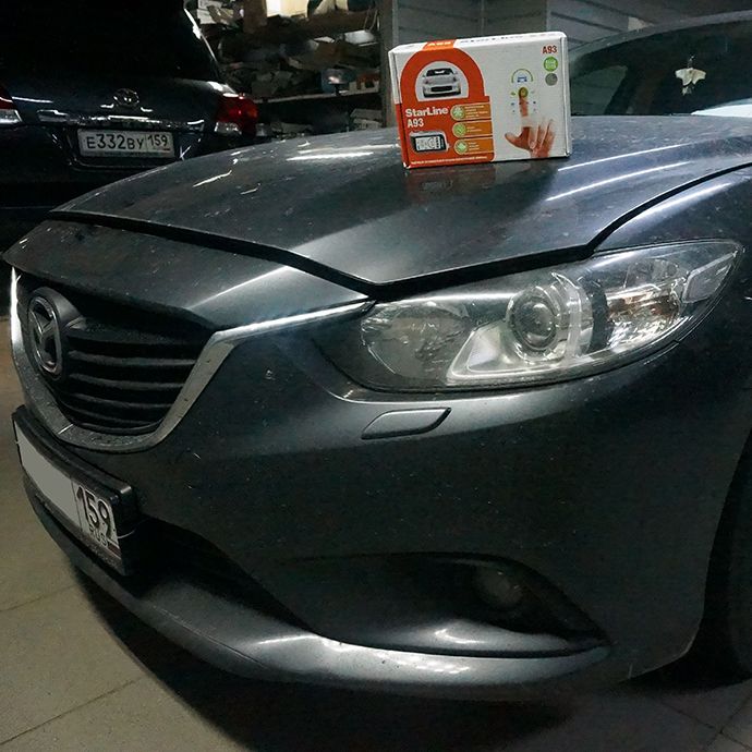Mazda 6 - Установка автосигнализации StarLine A93