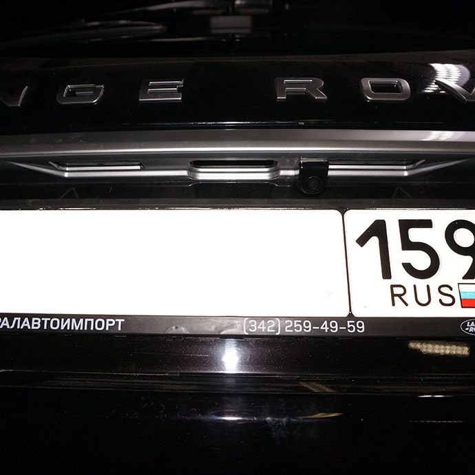 Range Rover Sport - Установка камеры заднего вида