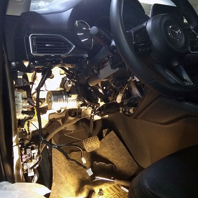 Mazda CX-5 - Установка автосигнализации Pandora DXL-4910