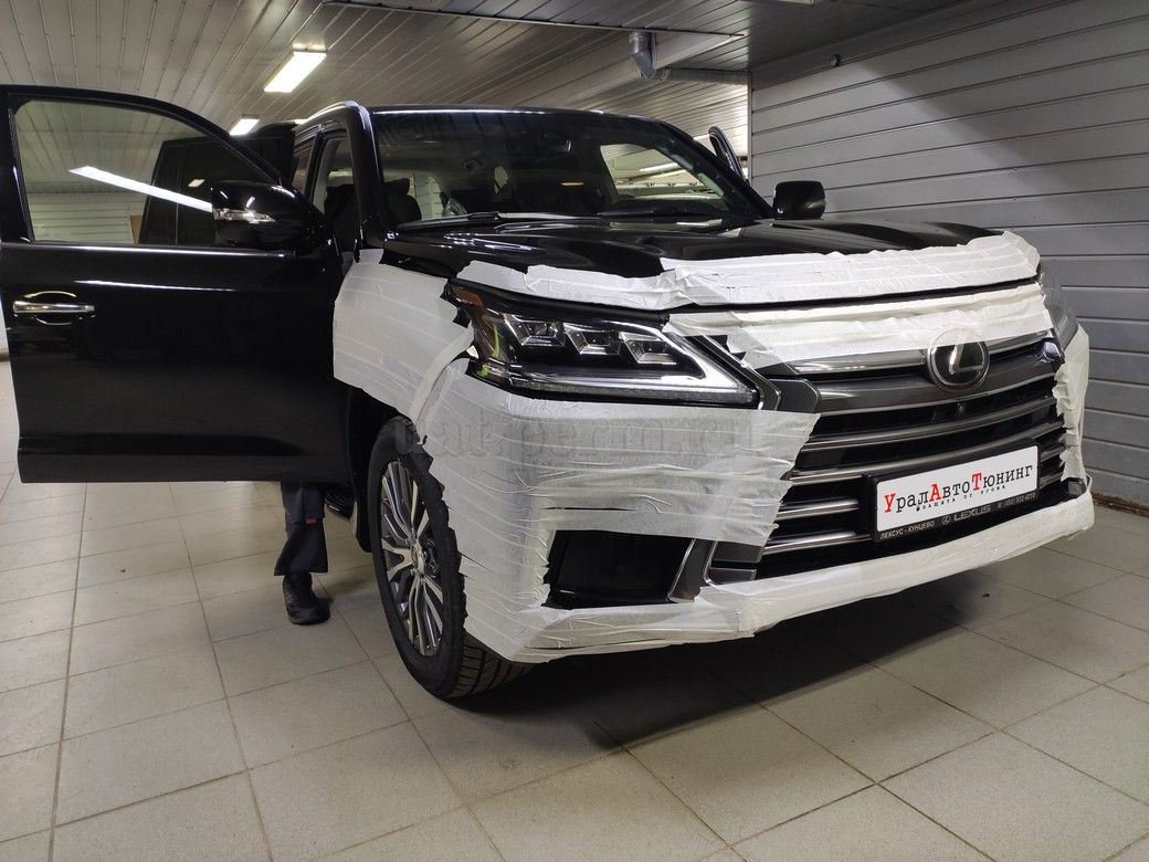  Lexus LX570 - установка охранного комплекса
